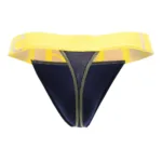 1379-NVY Micromodal Thong Color Navy Blue Size M - Image 9