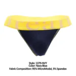 1379-NVY Micromodal Thong Color Navy Blue Size M - Image 10