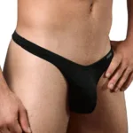 1392-BLK Euro Thong Color Black Size XL