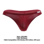 1392-BRD Euro Thong Color Bordeaux Size S - Image 8