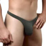 1392-SMK Euro Thong Color Smoke Size L