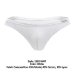 1392-WHT Euro Thong Color White Size M - Image 8