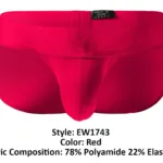 EW1743 MAX BOLD Bikini Color Red Size L - Image 7