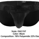 EW1747 MAX BOLD Bikini Color Black Size L - Image 7