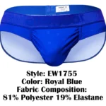 EW1755 FEEL SE Briefs Color Royal Blue Size XL - Image 8