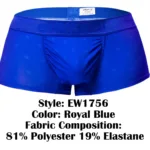 EW1756 FEEL SE Trunks Color Royal Blue Size XL - Image 8