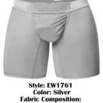 EW1761 FEEL SE Boxer Briefs Color Silver Size L - Image 7