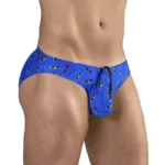 EW1767 X4D SW Swim Briefs Color Blue-Sunglasses Size M - Image 3