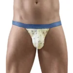 EW1768 SLK SE G-String Color Vanilla-Birds Size S