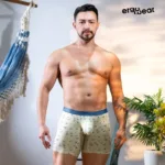 EW1771 SLK SE Boxer Briefs Color Vanilla-Birds Size M - Image 4