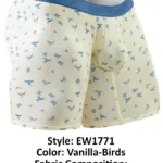 EW1771 SLK SE Boxer Briefs Color Vanilla-Birds Size M - Image 7