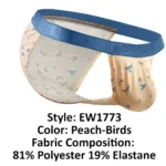 EW1773 SLK SE Bikini Color Peach-Birds Size L - Image 7