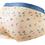 EW1774 SLK SE Trunks Color Peach-Birds Size L - Image 6