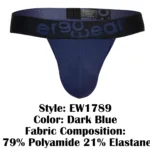 EW1789 MAX FLOW G-String Color Dark Blue Size S - Image 8