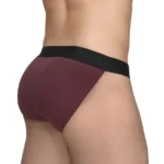 Alternative view of EW1794 MAX FLOW Bikini Color Burgundy Size L