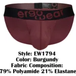 EW1794 MAX FLOW Bikini Color Burgundy Size M - Image 7