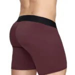 Alternative view of EW1796 MAX FLOW Boxer Briefs Color Burgundy Size L