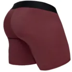 EW1796 MAX FLOW Boxer Briefs Color Burgundy Size L - Image 6
