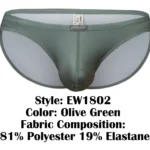 EW1802 X4D SE Bikini Color Olive Green Size S - Image 7