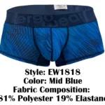 EW1818 MAX BOLD SE Trunks Color Mid Blue Size XL - Image 8