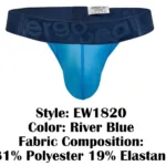 EW1820 MAX BOLD SE G-String Color River Blue Size L - Image 8