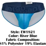 EW1821 MAX BOLD SE Bikini Color River Blue Size S - Image 8