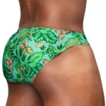 Alternative view of EW1828 FEEL SW Swim Bikini Color Aqua-Leaves Size L