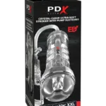 Pdx Elite Viewtube Vac XXL Pump See-Thru Ez-Grip Pump Stroker - Clear