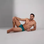 41963 Microfiber Briefs Color Green Size S - Image 4