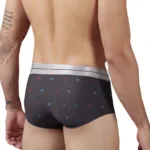 Alternative view of 42530 Printed Microfiber Briefs Color Gray Size S