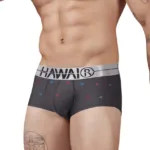 42530 Printed Microfiber Briefs Color Gray Size S - Image 3