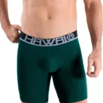41903 Solid Athletic Boxer Briefs Color Green Size S