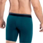 Alternative view of 41903 Solid Athletic Boxer Briefs Color Petrol Size S
