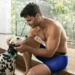 41903 Solid Athletic Boxer Briefs Color Royal Blue Size S - Image 4