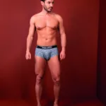 42430 Printed Briefs Color Gray Size M
