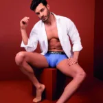 42431 Printed Briefs Color Blue Size M