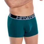 4986 Solid Athletic Trunks Color Green Size S