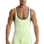 2216 Fighter Bodysuit Color Green Size L