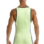 Alternative view of 2216 Fighter Bodysuit Color Green Size L