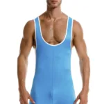 2216 Fighter Bodysuit Color Turquoise Size L