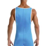 Alternative view of 2216 Fighter Bodysuit Color Turquoise Size L