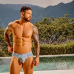 2321 College Briefs Color Blue Size L - Image 4
