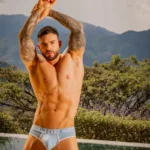 2321 College Briefs Color Blue Size L - Image 6