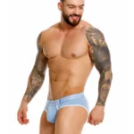 2321 College Briefs Color Blue Size L - Image 3