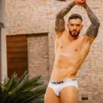 2331 Cronos Briefs Color White Size L - Image 4