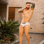 2331 Cronos Briefs Color White Size L - Image 5