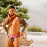 2335 Santorini Briefs Color Stripes Size S - Image 5
