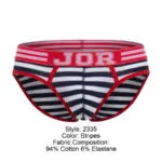 2335 Santorini Briefs Color Stripes Size S - Image 9