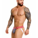 2336 Santorini Jockstrap Color Stripes Size M - Image 3