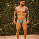 2358 Axel Bikini Color Turquoise Size L - Image 4